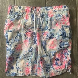 Lilly Pulitzer boys Capri Swim Trunks size small 6-7